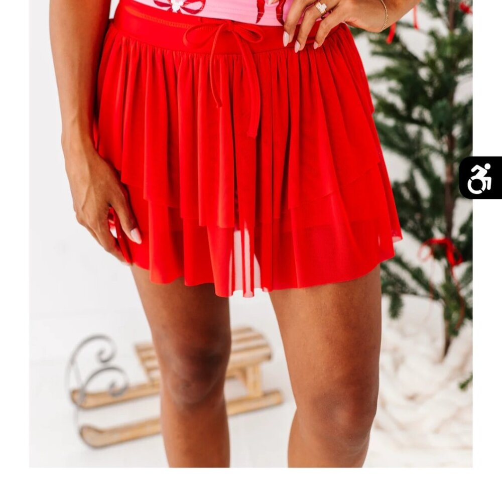 Made by Molly Berry Mesh skort